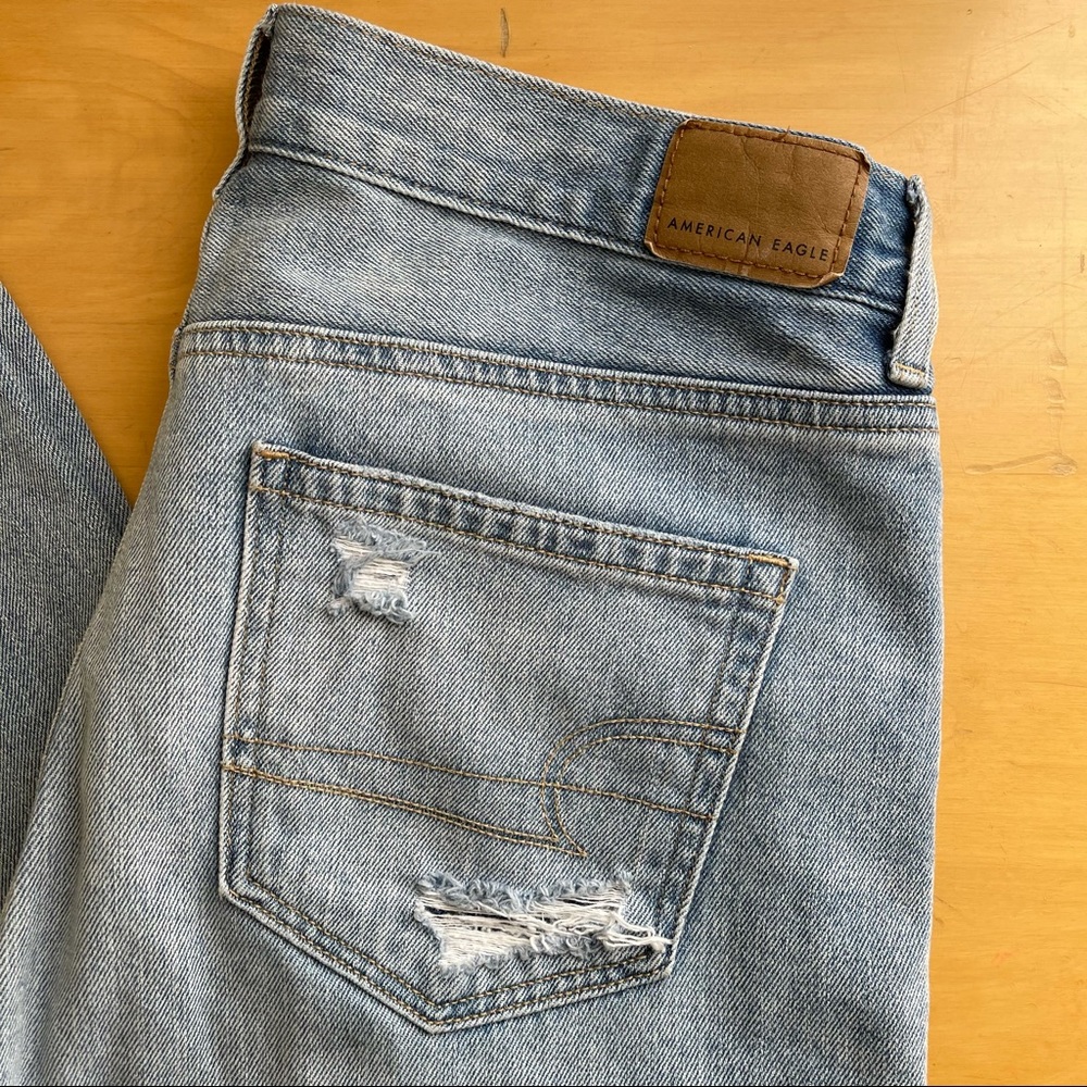{American Eagle} Destroyed Patch Jeans - image 2